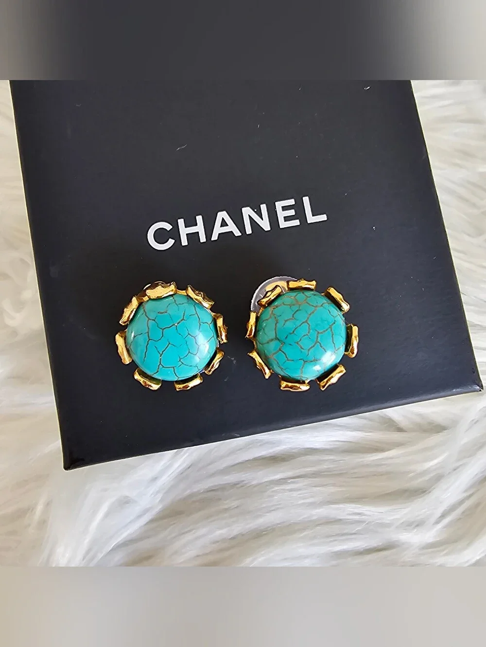 🩵 Chanel Turquoise Earrings 🩵